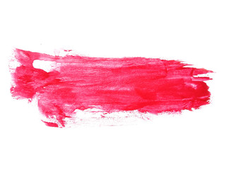 Abstract watercolor on white background. Red watercolor scribble texture. Red abstract watercolor background. It is a hand drawn.