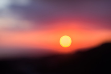 This is an abstract capture of a sunset full of colors taken in Beirut and you can see the graduation of colors 