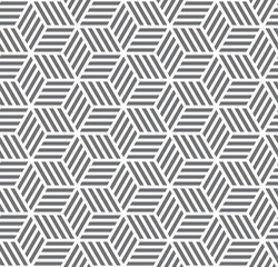 Abstract hexagonal seamless pattern