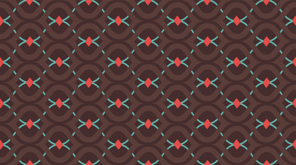 Seamless pattern geometric. Delicate beautiful ornament. Geometric fashion fabric print. 
Seamless vector pattern.