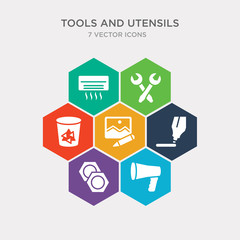 simple set of megaphone side view, bold, highlight, edit picture icons, contains such as icons recycling bin, cross wrench, air conditioning and more. 64x64 pixel perfect. infographics vector