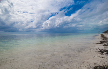Zanzibar, landscape sea, white sand