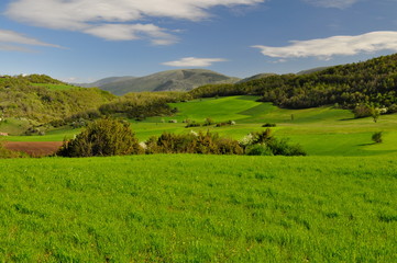 Italy Umbria near countryside Norcia in the open country