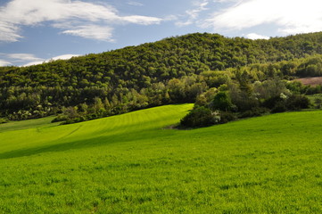 Obraz premium Italy Umbria near countryside Norcia in the open country 