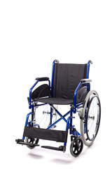wheelchair on white background