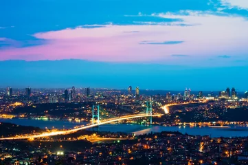 Foto op Canvas Bosphorus Bridge in Istanbul © IV. Murat