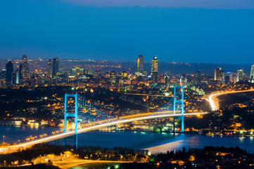 Fototapeta na wymiar Bosphorus Bridge in Istanbul