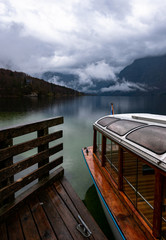 Just before we climbed into the boat for a ride in Bohinj Lake, Slovenia