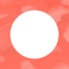 Living coral mock up frame