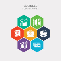 simple set of money, ascendant graph, quarter pie chart, bussines briefcase icons, contains such as icons email contacts, dollar analysis bars chart, increasing stocks graphic of bars and more.