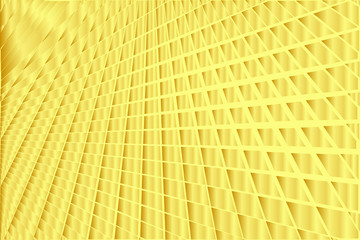 Abstract geometric pattern, gradient texture background in gold (gradient yellow) color, modern technology and luxury styles. Creative vector design. Use as wallpaper, backdrop, image montage, etc.