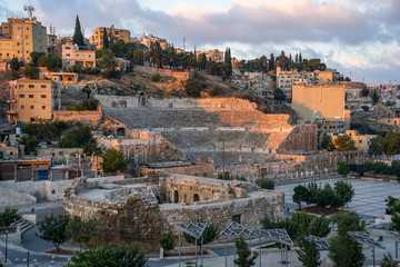 Aerial view of Amman City