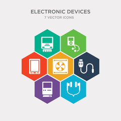 simple set of earphones, macintosh, cable, cooler icons, contains such as icons phones, music player, lisa and more. 64x64 pixel perfect. infographics vector