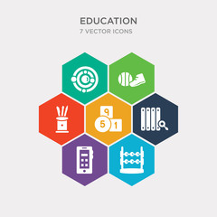 simple set of abacus, cellphone, searching files, numbers icons, contains such as icons school supplies, basketball, solar system and more. 64x64 pixel perfect. infographics vector