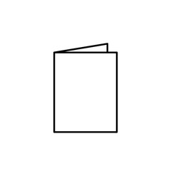 postcard vector icon