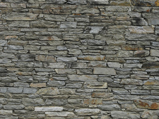 Pared De Piedra En Diversos Grises