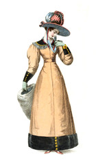 Obraz premium Woman in traditional costume