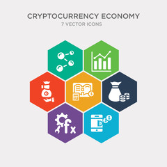 simple set of fintech industry, function, funds, ledger icons, contains such as icons loan, market forecast, node and more. 64x64 pixel perfect. infographics vector
