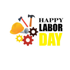 Happy Labor Day banner. Design template. Vector illustration - Vector