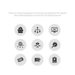 9 round vector icons such as seo report, seo reputation, seo tags, tools, server contains sharing, simulation, sitemap, software. report, reputation, icon3_, gray icons
