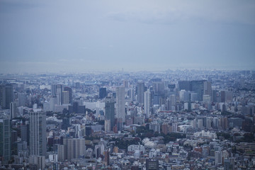 Fototapeta premium Skyline View w Tokio # 1