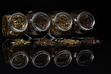 Assortment of dry tea. .