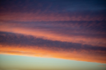 Fototapeta na wymiar clouds sunset view background texture