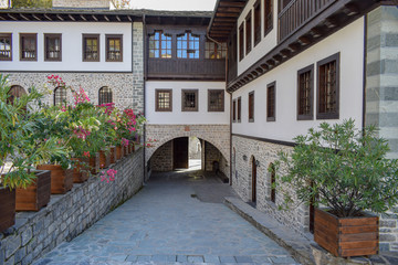Fototapeta na wymiar Saint Jovan Bigorski Monastery. Macedonian Orthodox monastery, Macedonia
