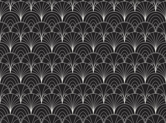 Vector abstract seamless pattern. Geometric classical background. Retro stylish texture.