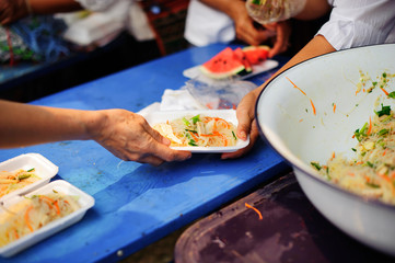 concept of begging food : Share Food Helping Homeless People in Society on Earth: The Concept of Hunger Hunger