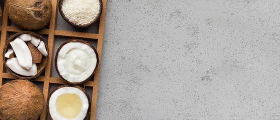 Composition of coconut products