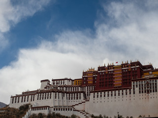 View of the Potala Palace in Tibet Autonomous Region, China.