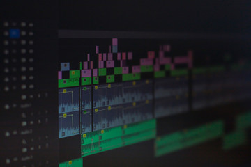 video editting timeline