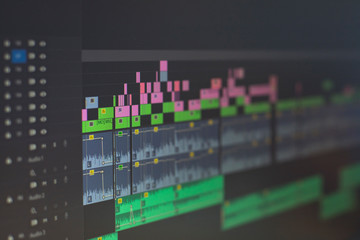 video editting timeline