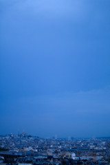 View towards Sacre Coeur in Paris
