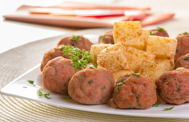 bolinho de carne
