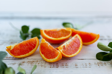 Fresh Cut Oranges