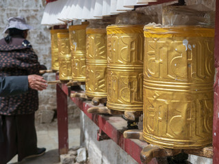 Landscape of Sera Monastery in Lhasa Tibet Autonomous Region, China.