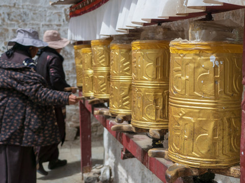Landscape of Sera Monastery in Lhasa Tibet Autonomous Region, China.