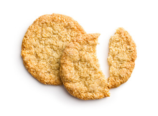 Crispy oatmeal cookies.
