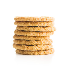 Crispy oatmeal cookies.