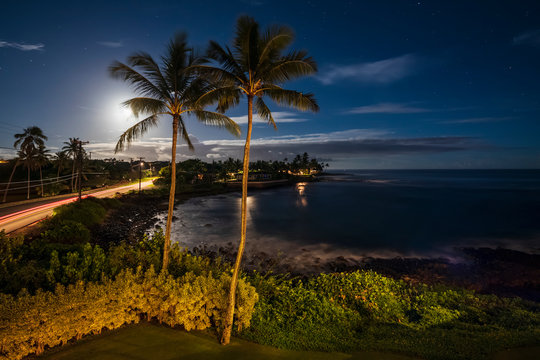 USA Pacific Ocean, Hawaii, Kauai, Poipu, Hoai Bay