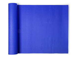 blue yoga mat