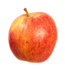 ripe tasty apple. on a white background