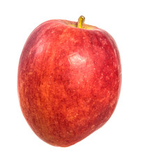 ripe tasty apple. on a white background