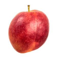 ripe tasty apple. on a white background