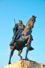 The Skanderbeg Monument is a monument in the Skanderbeg Square in Tirana, Albania. 