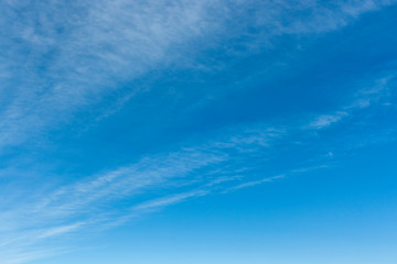 blue sky and clouds
