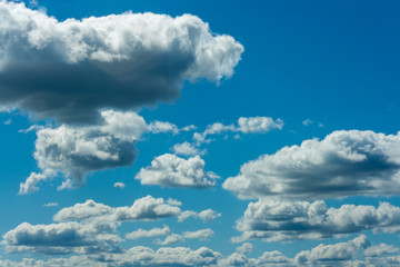 blue sky with white clouds