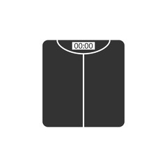Floor Scales icon. Vector illustration, flat design.